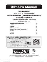 Tripp Lite PDUMH30NET Power Distribution Unit El manual del propietario
