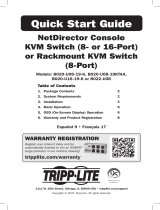 Tripp Lite Select Console & Rackmount KVMs Guía de inicio rápido