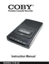 Coby CVR-22 Manual de usuario