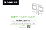 Sanus VLC1 Manual de usuario