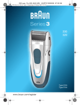 Braun 330, 320, Series 3 Manual de usuario