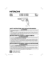Hikoki D13VF Manual de usuario