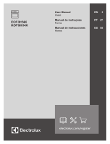 Electrolux KOFGH54X Manual de usuario