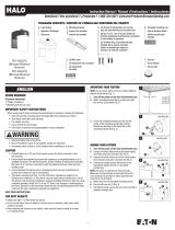Eaton Halo FE1435 and FE1450 entry light Manual de usuario