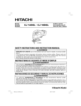 Hitachi CJ 18DSL Manual de usuario