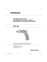 Hitachi Koki WH 7DL Manual de usuario