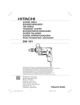Hitachi Koki DW15Y Manual de usuario