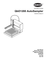 Hach QbD1200 AutoSampler Manual de usuario