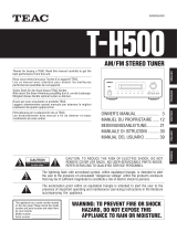 TEAC T-H500 El manual del propietario