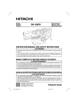 Hikoki DH28PD Manual de usuario