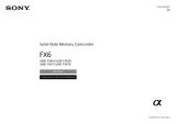 Sony Alpha ILME-FX6TK Instrucciones de operación