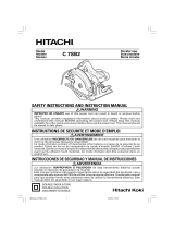 Hitachi C 7SB2 Safety Instructions And Instruction Manual