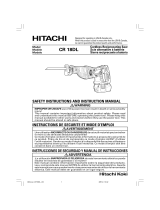 Hitachi Koki CR 18DL Manual de usuario