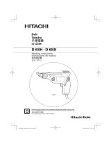 Hitachi D 6SH Manual de usuario