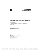 Allen-Bradley SLC 5/01 Installation Instructions Manual