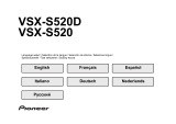 Pioneer VSX 932VSX-932 El manual del propietario