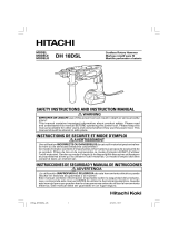 Hitachi DH 18DSL Manual de usuario