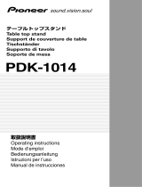 Pioneer PDK-1014 El manual del propietario