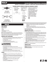 Eaton Halo PTW250 twin-head floodlight Manual de usuario