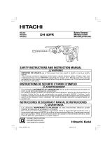 Hitachi DH40FR Manual de usuario