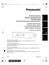 Panasonic SCDM502E Instrucciones de operación