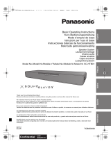 Panasonic SCHTB01EG Instrucciones de operación