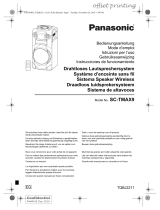 Panasonic SCTMAX9EG Instrucciones de operación