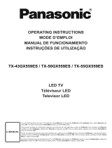 Panasonic TX43GX559ES Instrucciones de operación