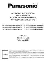 Panasonic TX55GX600E Instrucciones de operación