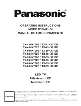 Panasonic TX43HX700E Instrucciones de operación