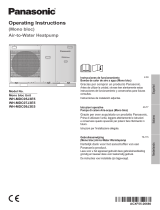 Panasonic WHMDC07J3E5 Instrucciones de operación
