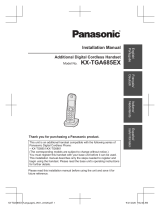 Panasonic KXTGA685EX Instrucciones de operación