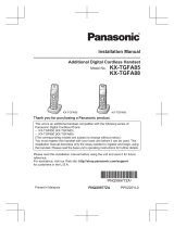 Panasonic KXTGFA85 Instrucciones de operación