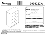 Ameriwood Home 5998222W Manual de usuario