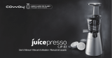 Coway juicepresso CJP-03 Manual de usuario