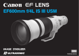 Canon EF 600mm f/4L IS III USM Manual de usuario