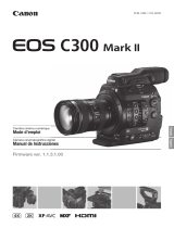 Canon EOS C300 Mark II PL Manual de usuario