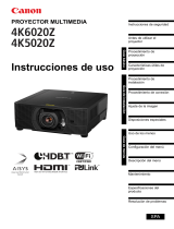 Canon XEED 4K6020Z Manual de usuario