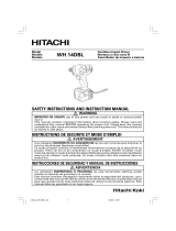 Hitachi WH14DBL Manual de usuario