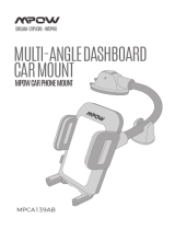 Mpow Multi-Angle Dashboard Car Mount MPCA139AB Manual de usuario