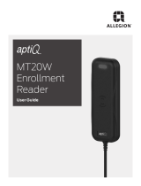 ALLEGION aptiQ MT20W Enrollment Reader Manual de usuario