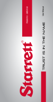 Starrett SR160 Manual de usuario