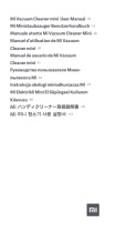 Xiaomi Mi Vacuum Cleaner mini Manual de usuario