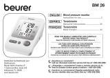 Beurer BM26 Blood Pressure Monitor Manual de usuario
