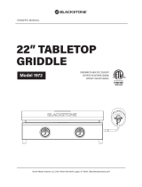 Blackstone 22″ Tabletop Griddle Manual de usuario