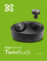 KlipXtreme TwinBuds KHS-700 True Wireless Earphones Manual de usuario