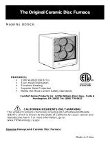 Comfort Glow BDISC6 Original Brown Box Ceramic Disc Heater Manual de usuario