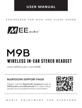 Mee Audio M9B Wireless In-Ear Stereo Headset Manual de usuario