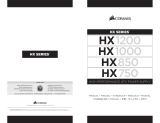 Corsair HX Series High Performance ATX Power Supply HX850, HX1000, HX1200, HX750 Manual de usuario