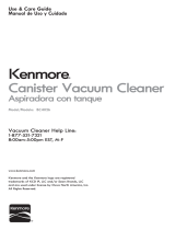 Kenmore Canister Vacuum Cleaner #BV4026 Use and Care El manual del propietario